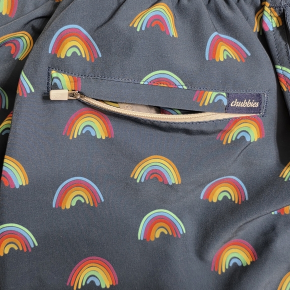 Chubbies The Rainbow Roads Swim Trunks Size XS - Picture 8 of 10